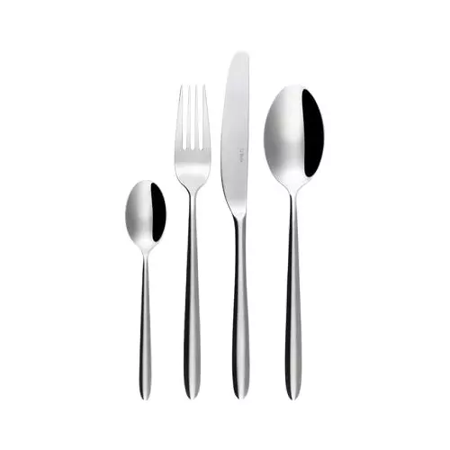 Kits de couverts Gaya Exeter, Argent poli, 24 pièces
