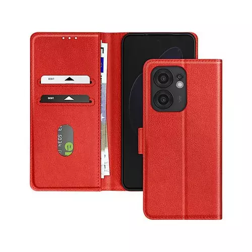 Chesterfield, Coque arrière, Oppo, Reno 13 F et 13 FS, Rouge